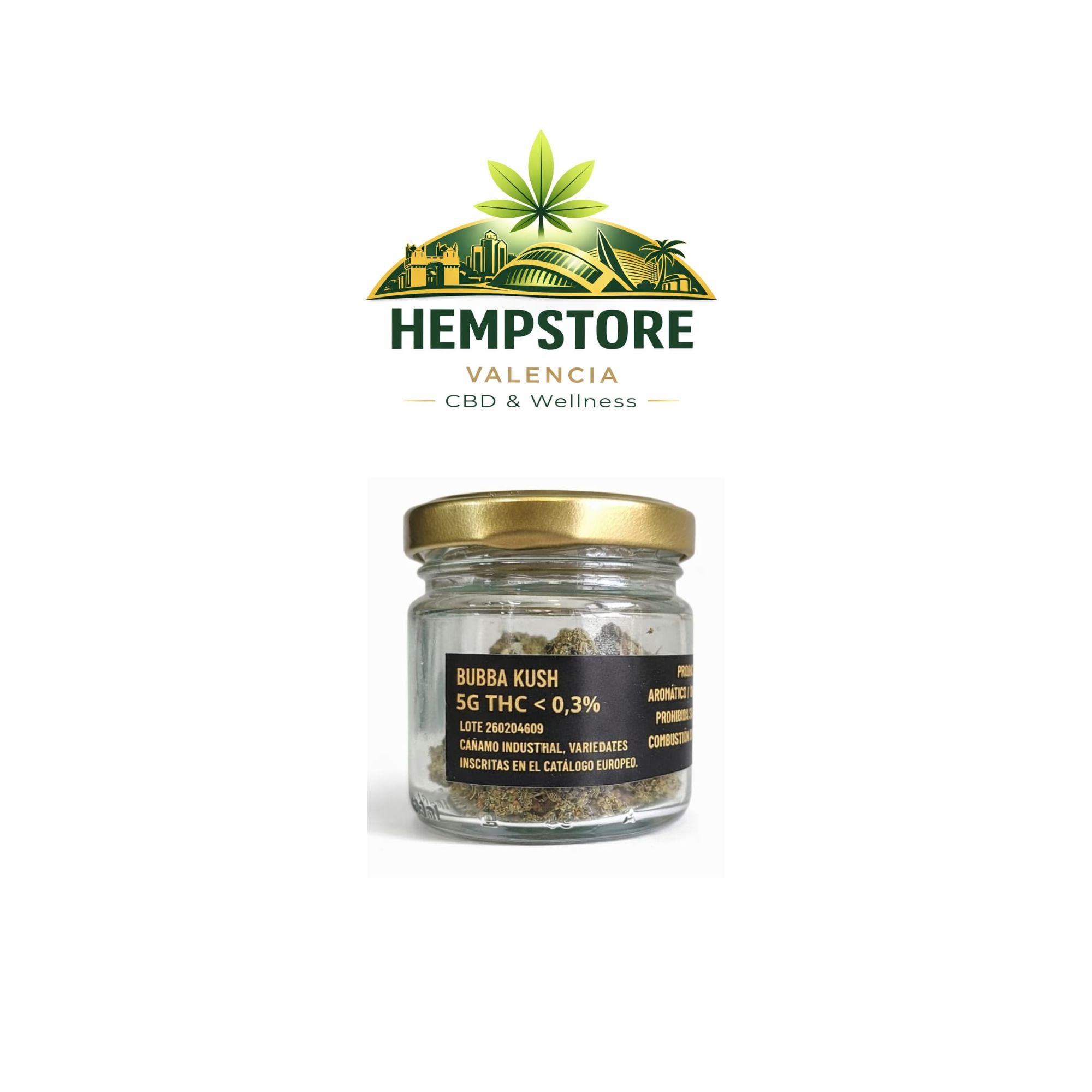 Bubba Kush CBD Indoor Premium – Flor CBD | Hemp Store Valencia