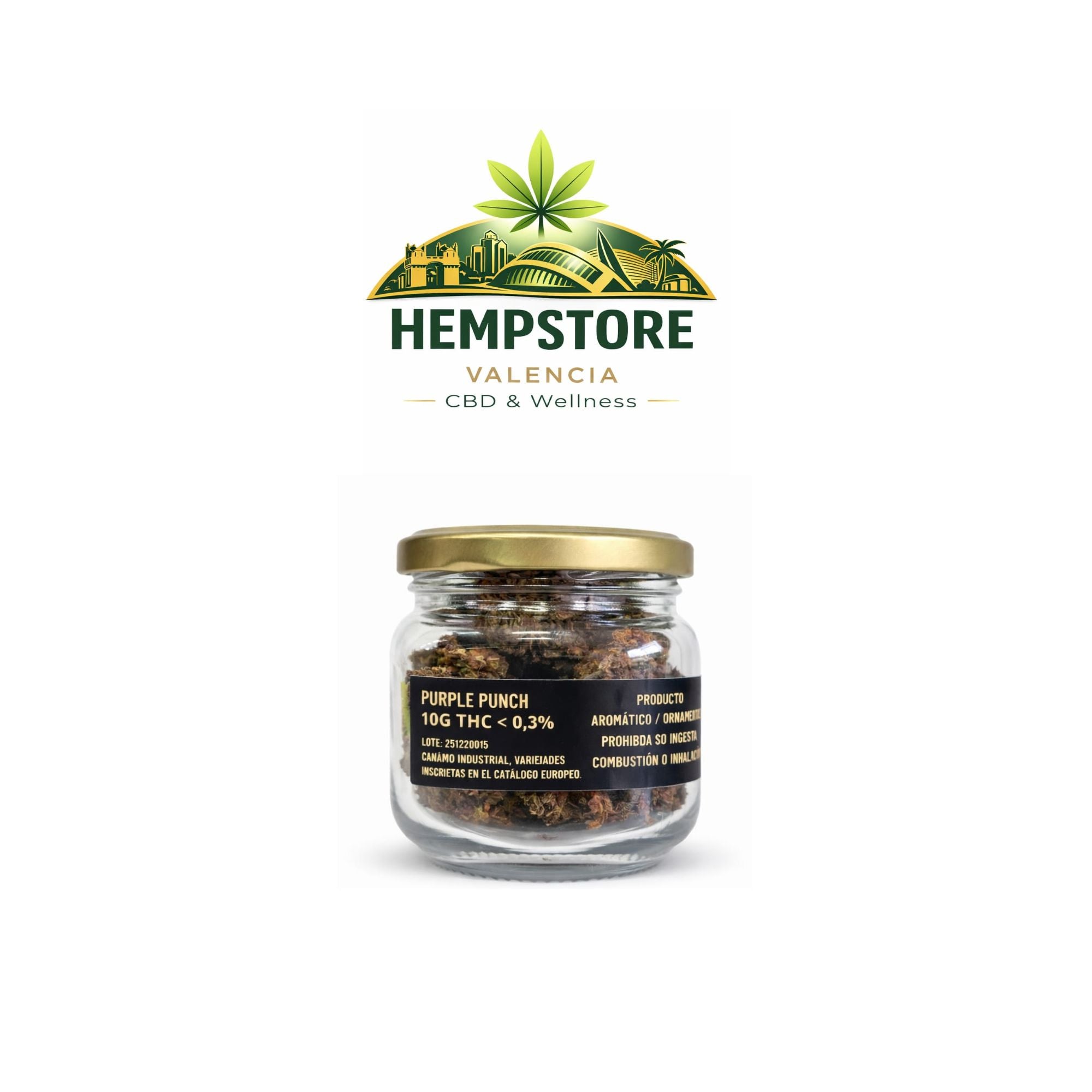 Purple Punch CBD Invernadero Premium – Flor CBD Valencia | Hemp Store Valencia CBD