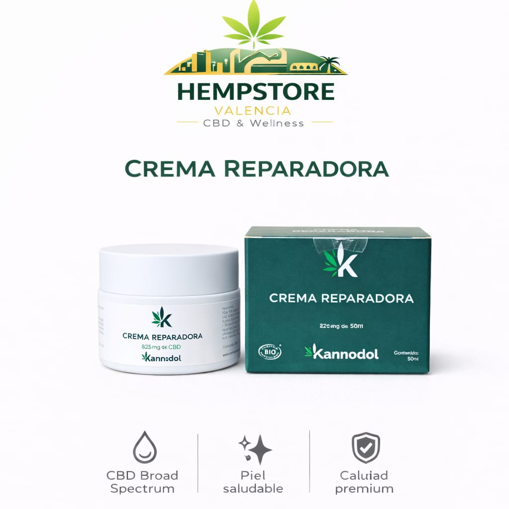 Crema Reparadora con CBD | Cosmética CBD | Hemp Store Valencia